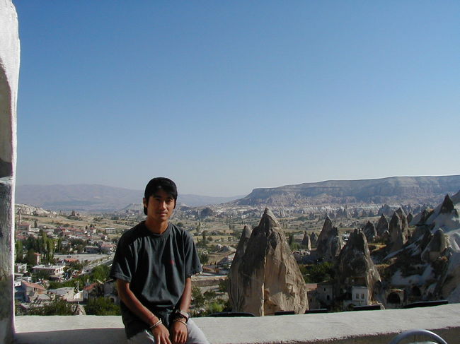 泊まった宿からの風景です。