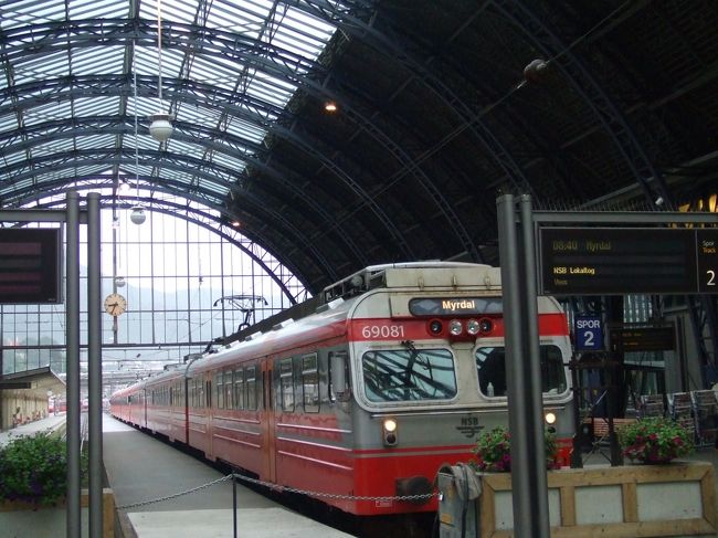 ベルゲンからミュルダールに向かいます。