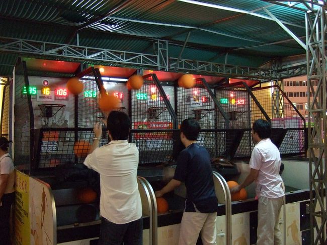 中国でも流行っています。（最初台湾で見ました。）<br />バスケットゲーム。