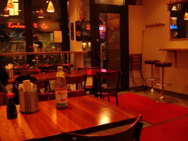 わざわざスウェーデンまで来たのに、寒くてついタイ料理店でトムヤンクンを食べてしまいました。