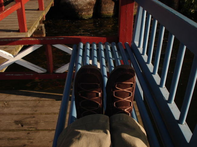 ちょっと座ってみたり。