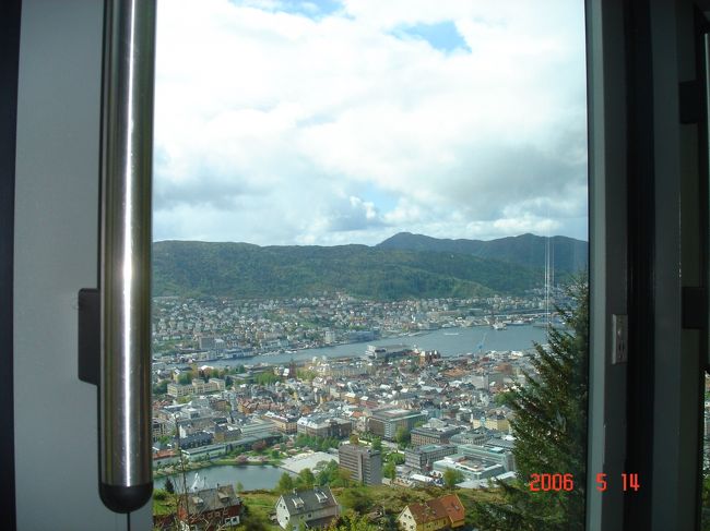 ロープウェーからの眺め。