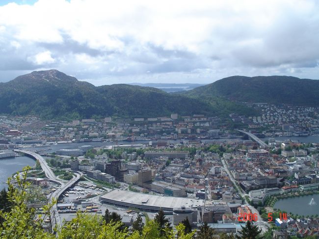 ベルゲン市街。