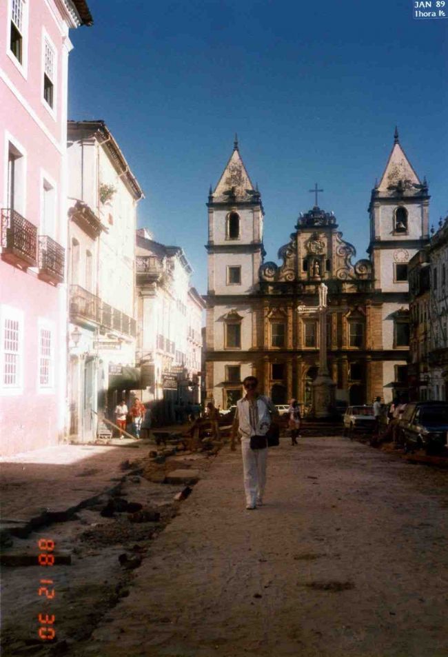 古い教会、サルバドールの街は、世界遺産に、登録されている。