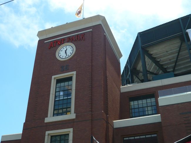 やってきたのはSFジャイアンツのホーム球場「AT&amp;T PARK」。SFジャイアンツ対LAドジャースの観戦です。