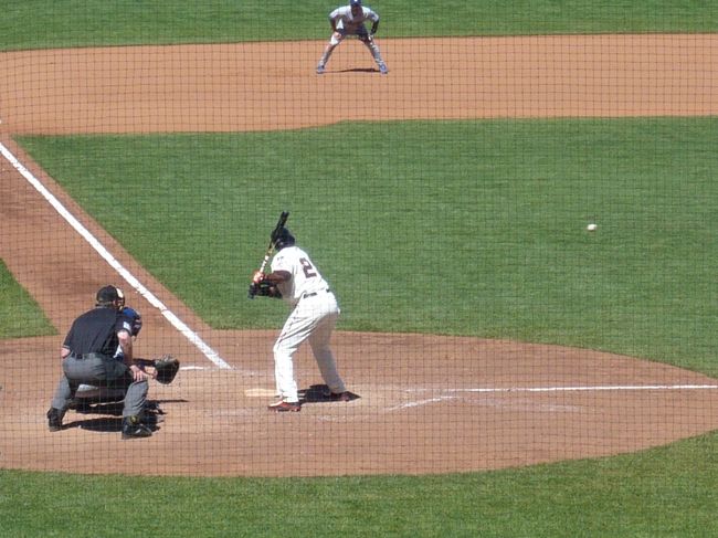 残念ながらこの日もノーヒット。5打数0安打、2三振。<br />2試合観戦で、ホームランどころか、ヒットの1本も見られませんでした。