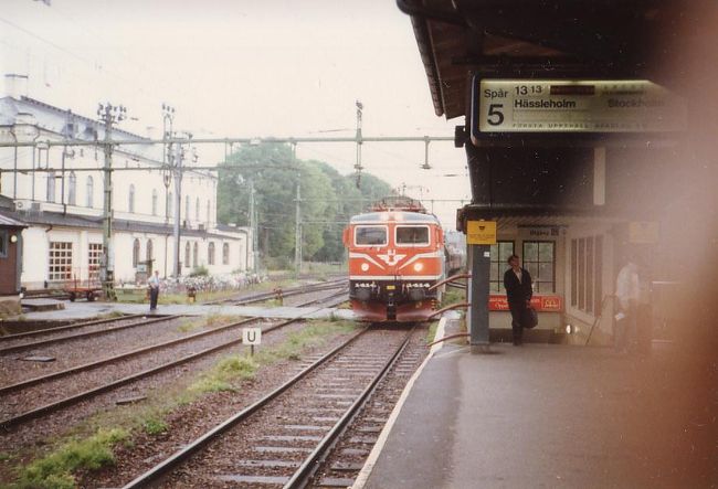スウェーデン国鉄の車両が来ました。