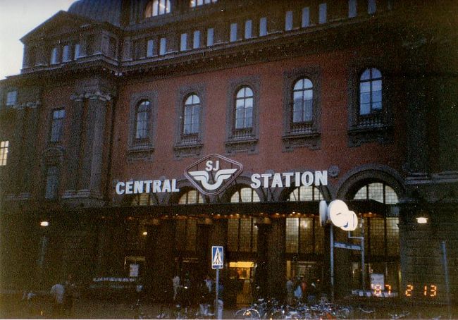 国鉄のストックホルム駅。