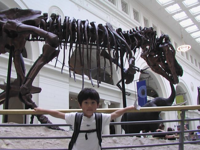 子供の目標の一つ、ティラノの化石のスーです。<br />こんなのが本当に動いていたとは。。。