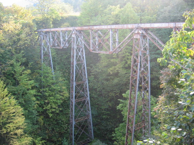 大夕張鉄道　　<br />旭沢橋梁跡