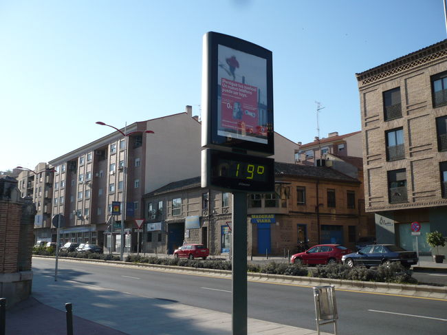 この日の温度。