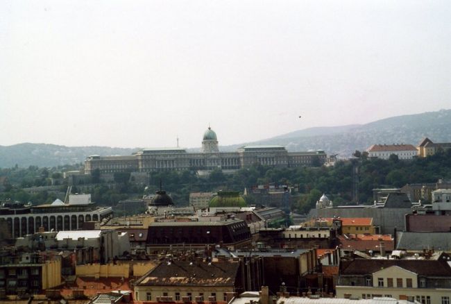 王宮をのぞむ。