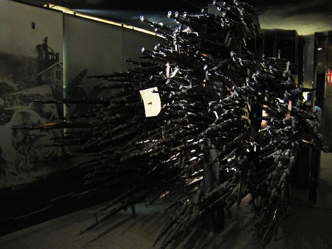 城内には、第二次世界大戦で、ドイツ軍に占領されたときのノルウェー抵抗運動に関する博物館もある(30NOKのところオスロパスでタダ)。しかし、第二次世界大戦中は、ノルウェーもだいぶ攻撃されたらしい。これまでに訪れたボードーやナルヴィクも壊滅的な打撃を受けたようだ。