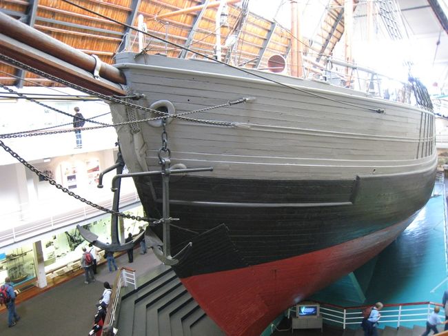 フラム号博物館(50NOKのところオスロパスでタダ)、 