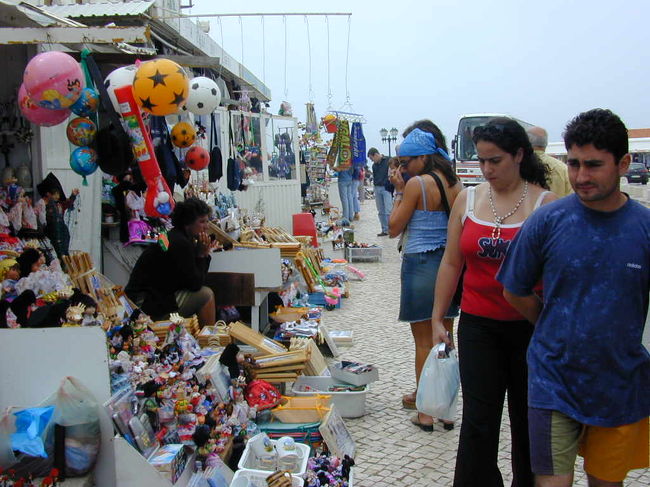 オ・シティオの露店です。