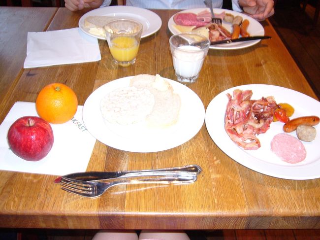 ホテル（ｽｶﾝﾃﾞｨｯｸ・ﾎﾃﾙ･ﾌｪｰﾌｧｰﾂﾎﾃﾚｯﾄ）の朝食