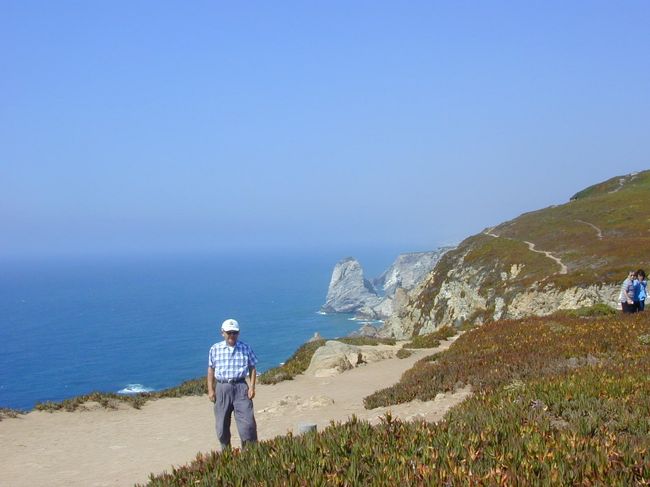 ロカ岬。風が強かったです。