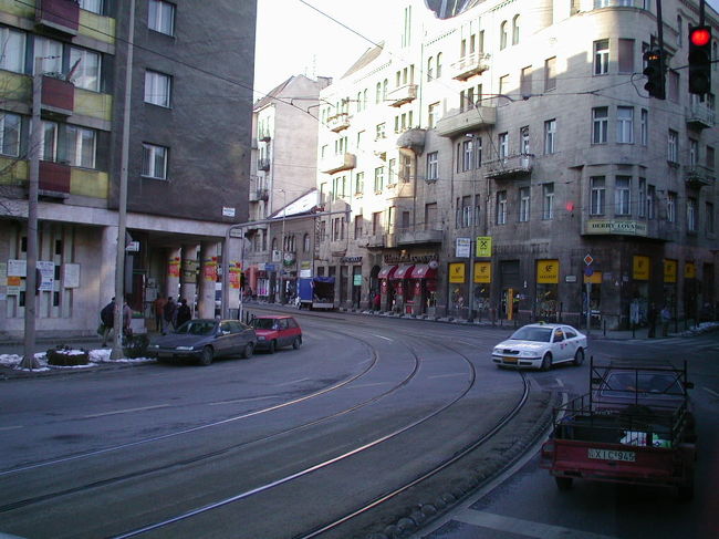 ブダペストの町並み。