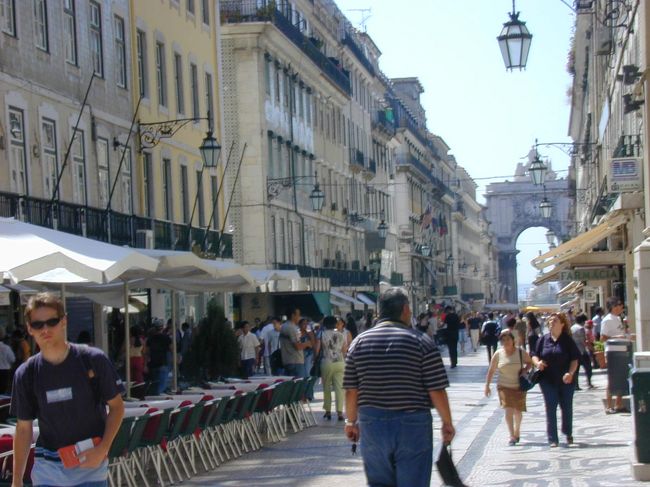 アウグスタ通りです。