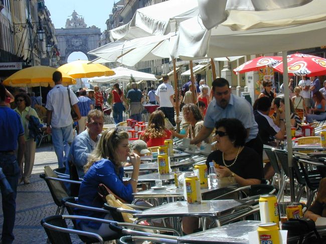 バイシャ地区のカフェです。