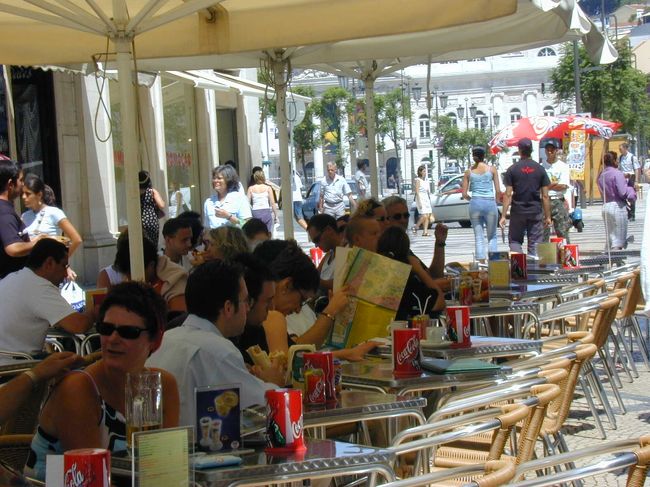 バイシャ地区のカフェです。