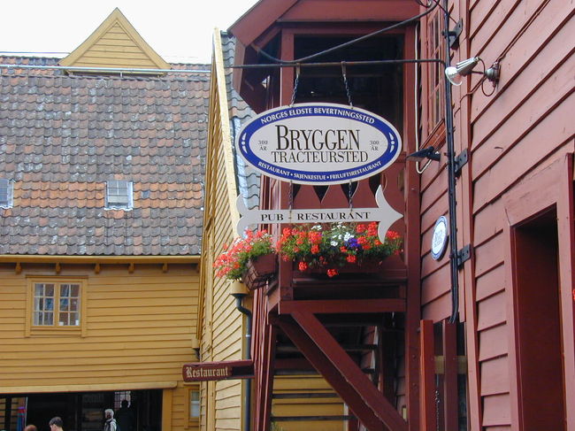 ベルゲンの裏側です。