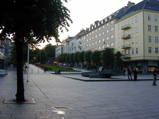 ベルゲンの夜の１０時でもこの明るさです。