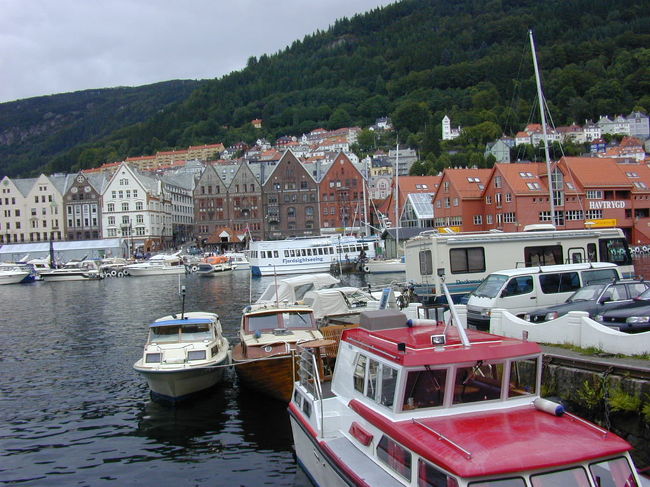 ベルゲン港です。