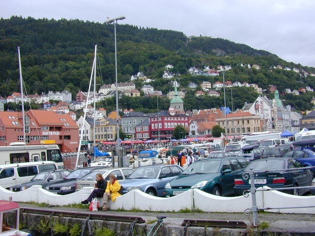 ベルゲン港です。
