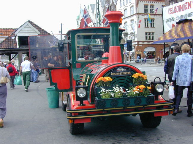 ベルゲンの観光バスです。