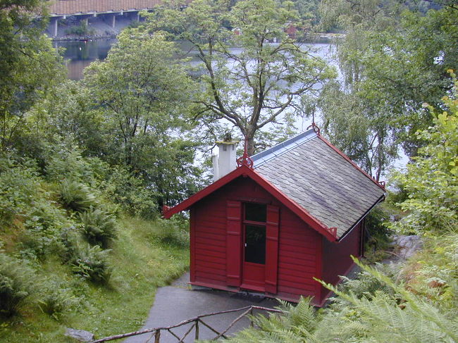 グリークの仕事場だった建物です。