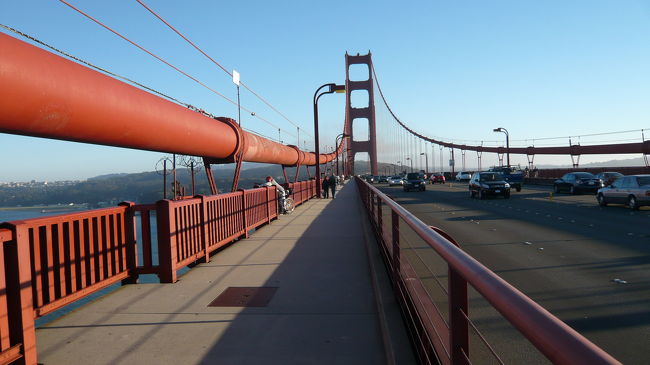 再びゴールデンゲートブリッジを渡る。足には結構疲労がたまっている。