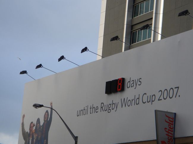 やっぱりラグビーで盛り上がるオークランドの街。