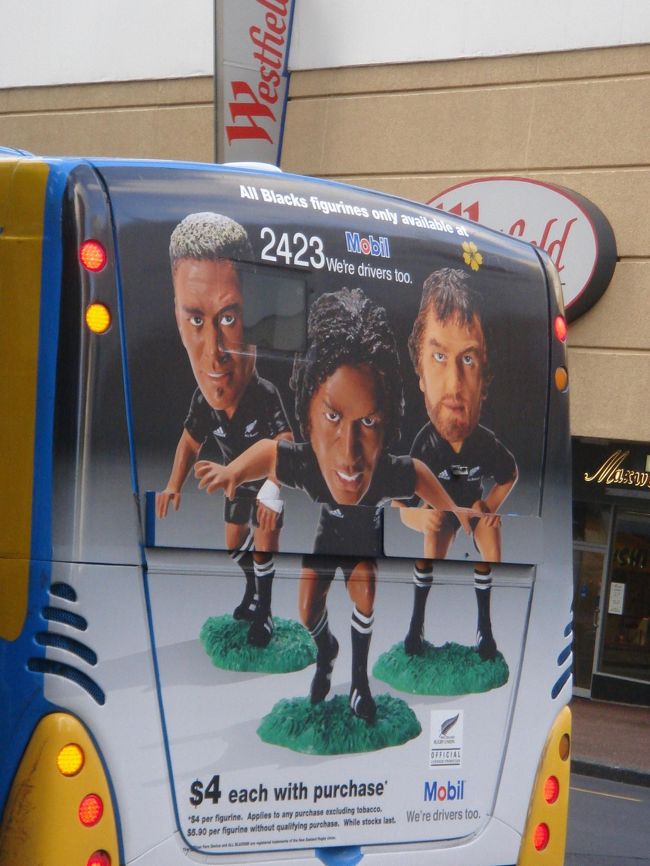 バスにもこんな広告が！