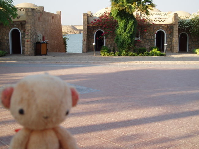 少し体調が回復してきたので、何か軽く食べようとレストランに。朝食後、ホテルの中庭を散歩しました。