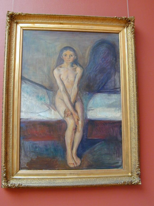 ムンクの「少女」です。