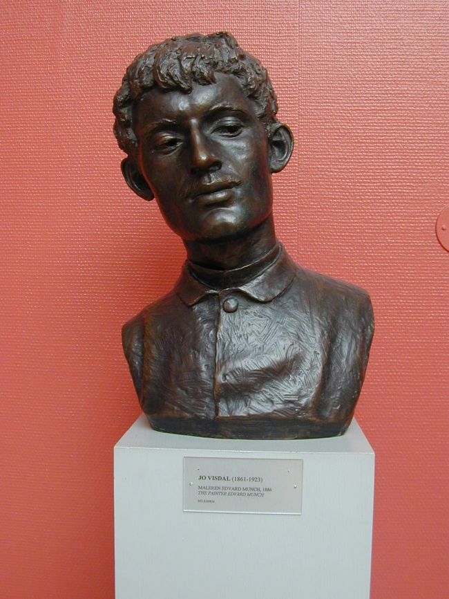 ムンクの胸像です。