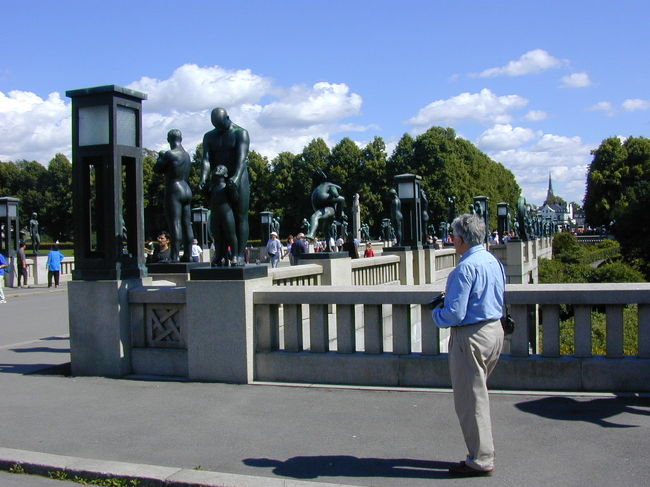 フログネル公園です。ビーゲランの彫刻を集めた公園です。