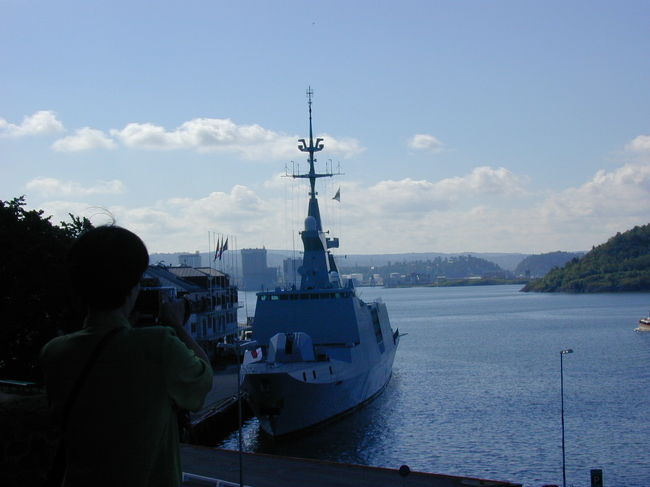 アーケシュフーズ城址からオスロ湾の眺望です。