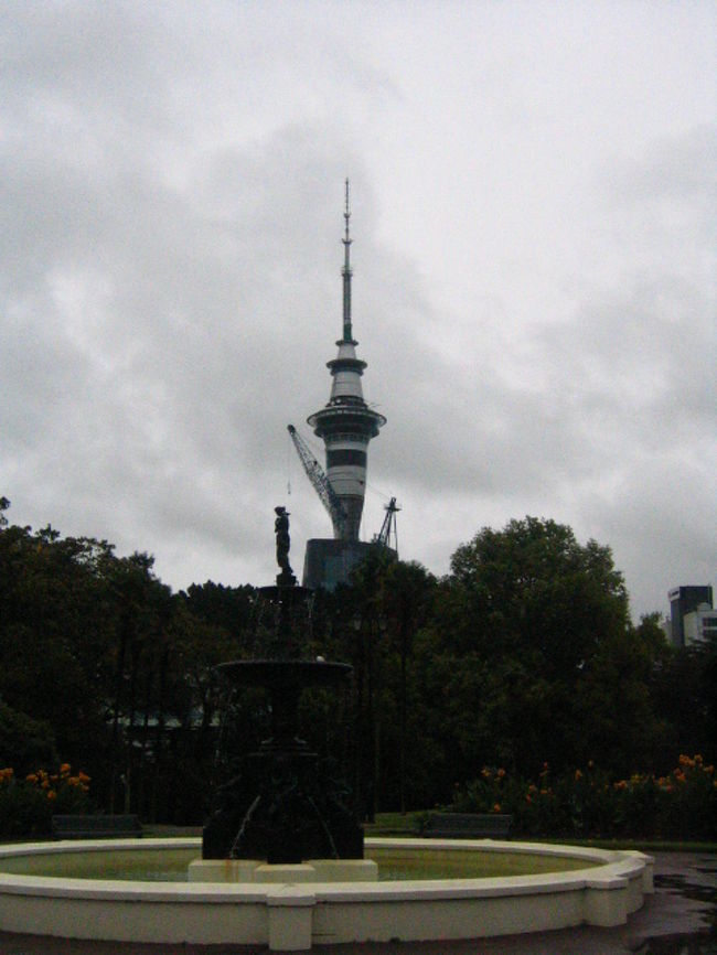 アルバートパークから見るスカイタワー。