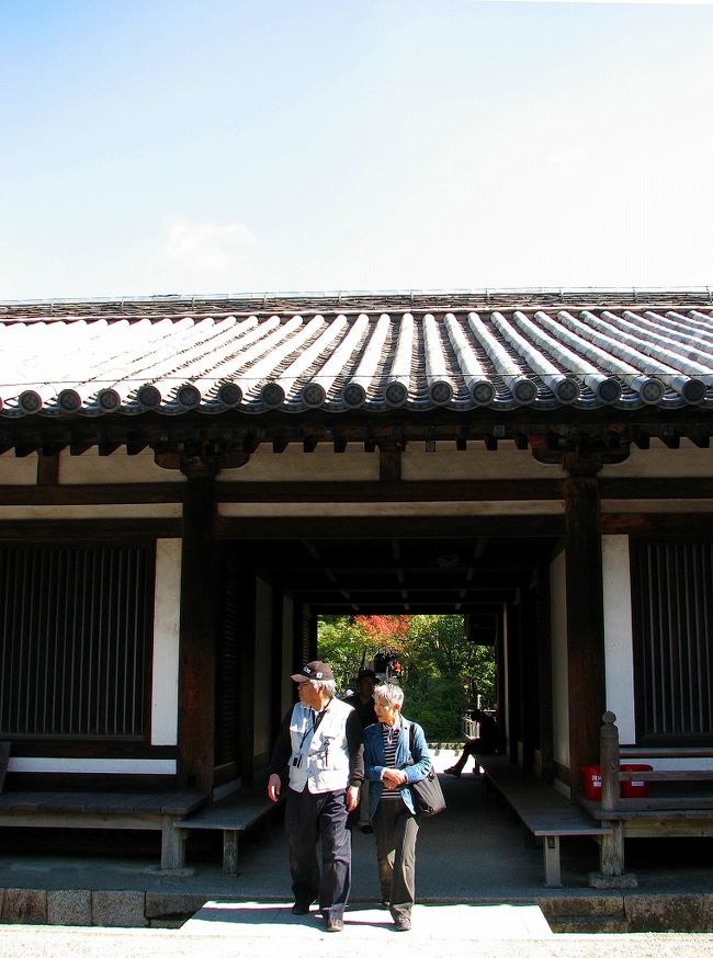 「礼堂」から<br /><br />　　　白髪のご夫婦