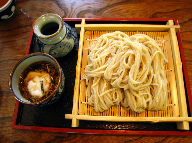 とろろそばです。