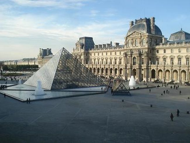 パリ到着<br /><br />ルーブル美術館<br /><br />お〜、ダビンチ･コード！本物〜！