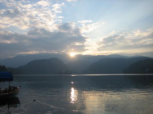 陽が沈みます<br /><br />穏やかな風景