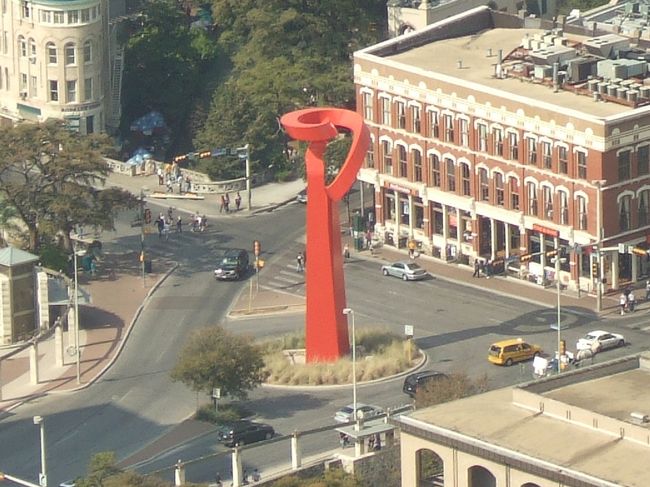 タワーから見たTorch of Friendship