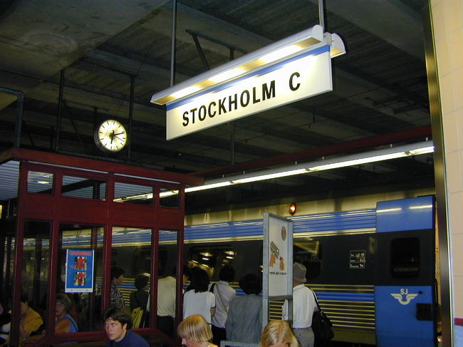 ストックホルム駅です。