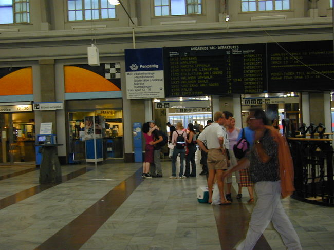 ストックホルム駅です。