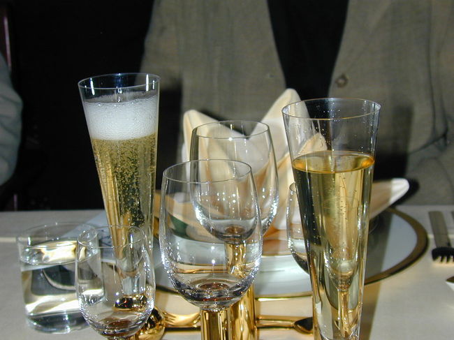 ノーベル賞ディナーのグラスです。