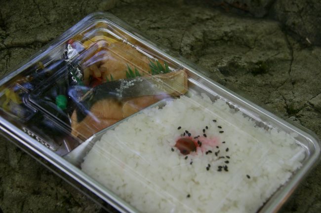 お昼は宿で頼んでおいたお弁当(^0_0^)<br />こんなに食べられるかなぁ〜って心配だったけど、ちゃっかり完食（笑）<br />