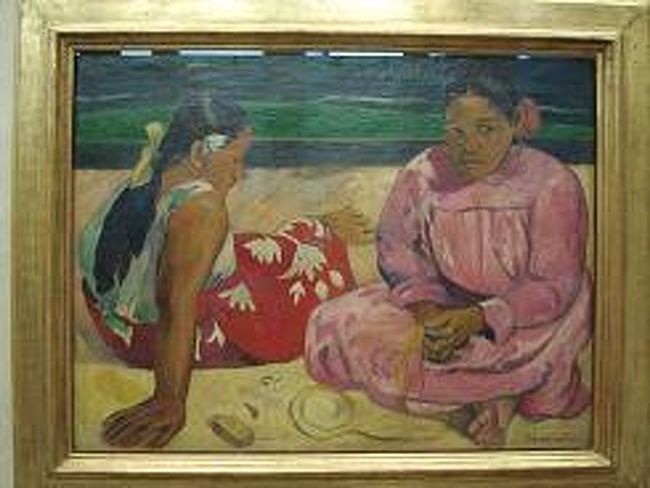 ゴーギャン　タヒチの女たち<br /><br />南国の明るい色彩<br />